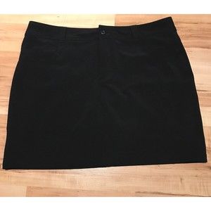 Eddie Bauer Skirt Skort Womens Size 12 Outdoor Casual Active Hiking Black